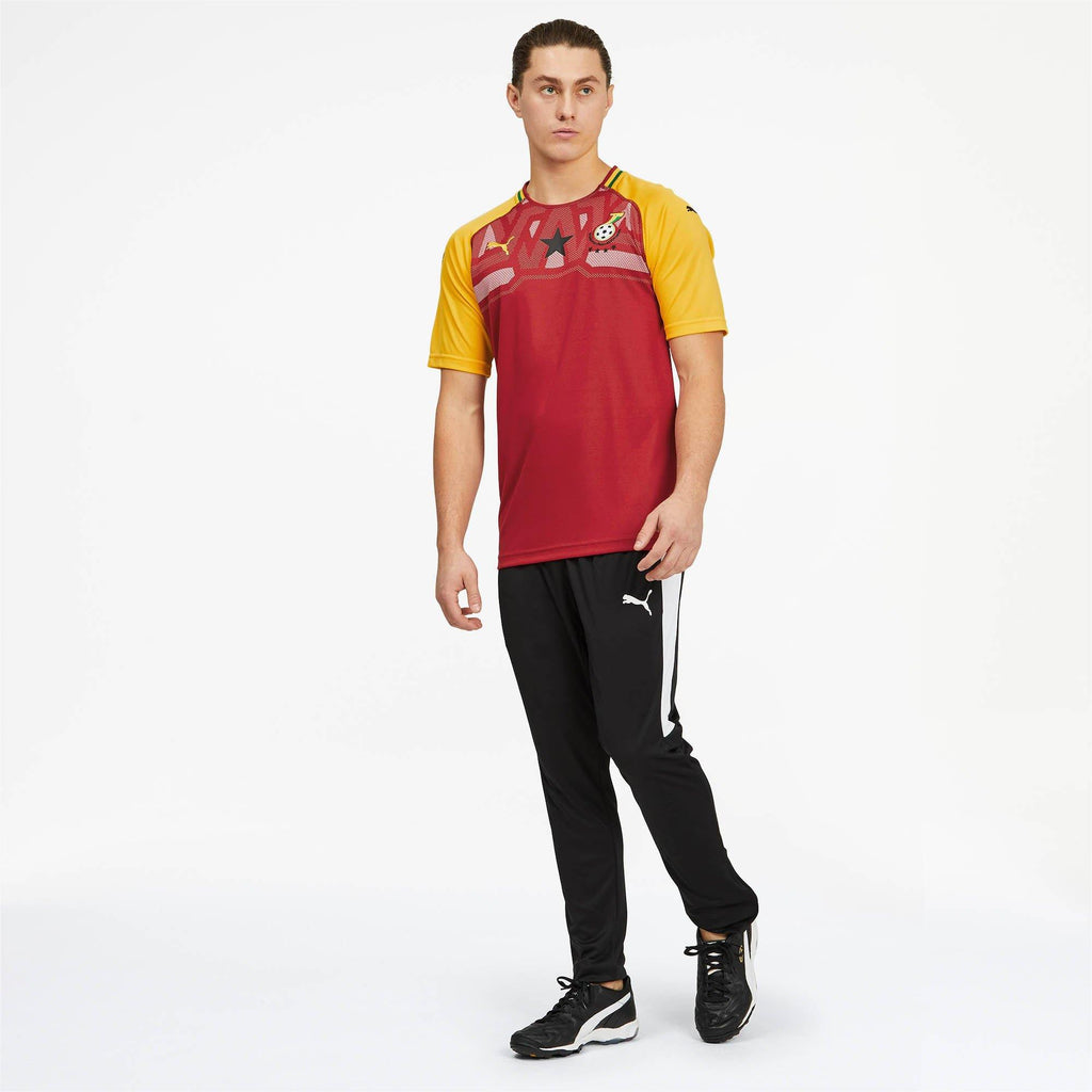 [752430-01] Mens Puma GFA Ghana Home Shirt Replica SS - sneakAR