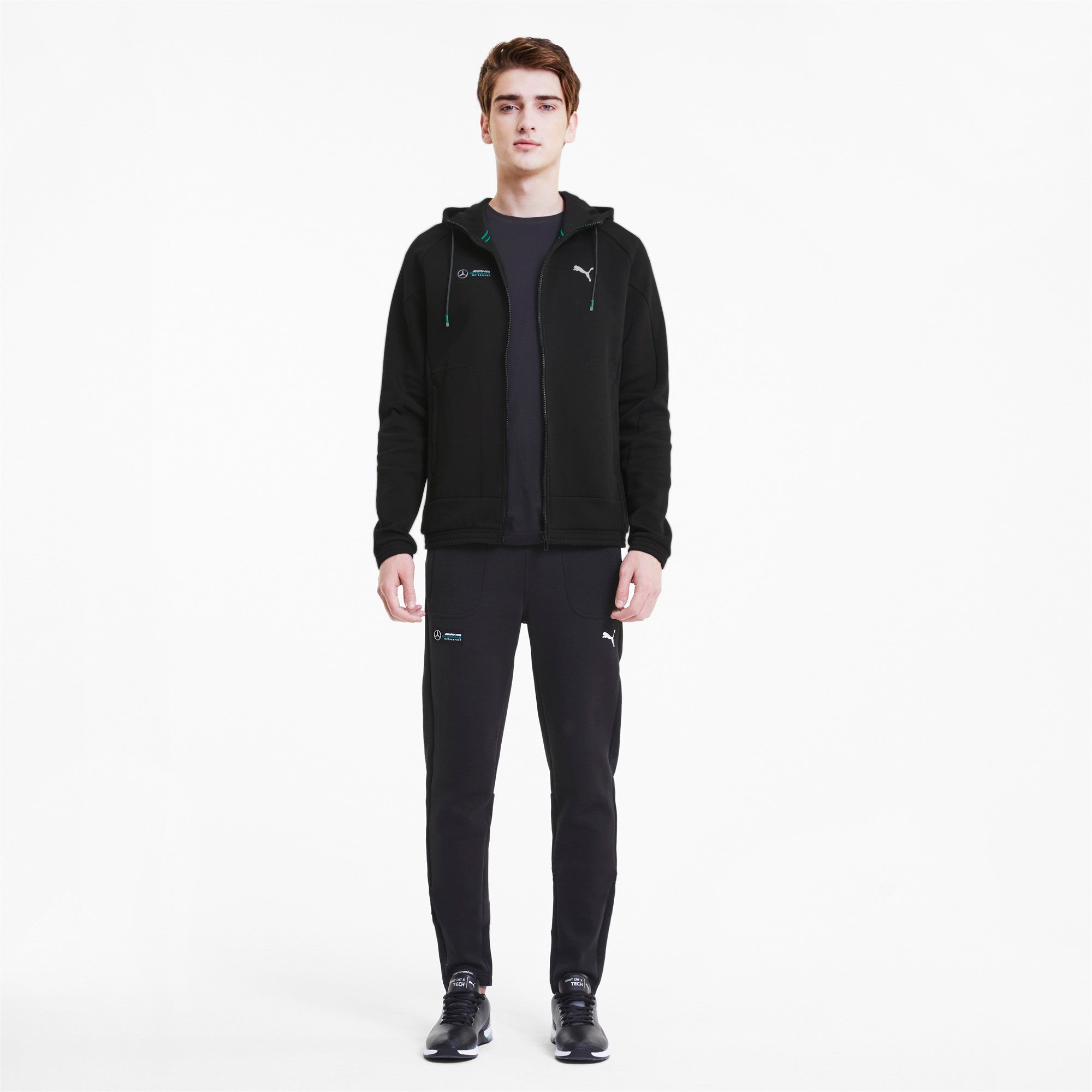 [598033-01] Mens Puma MAPM Mercedes Sweat Jacket