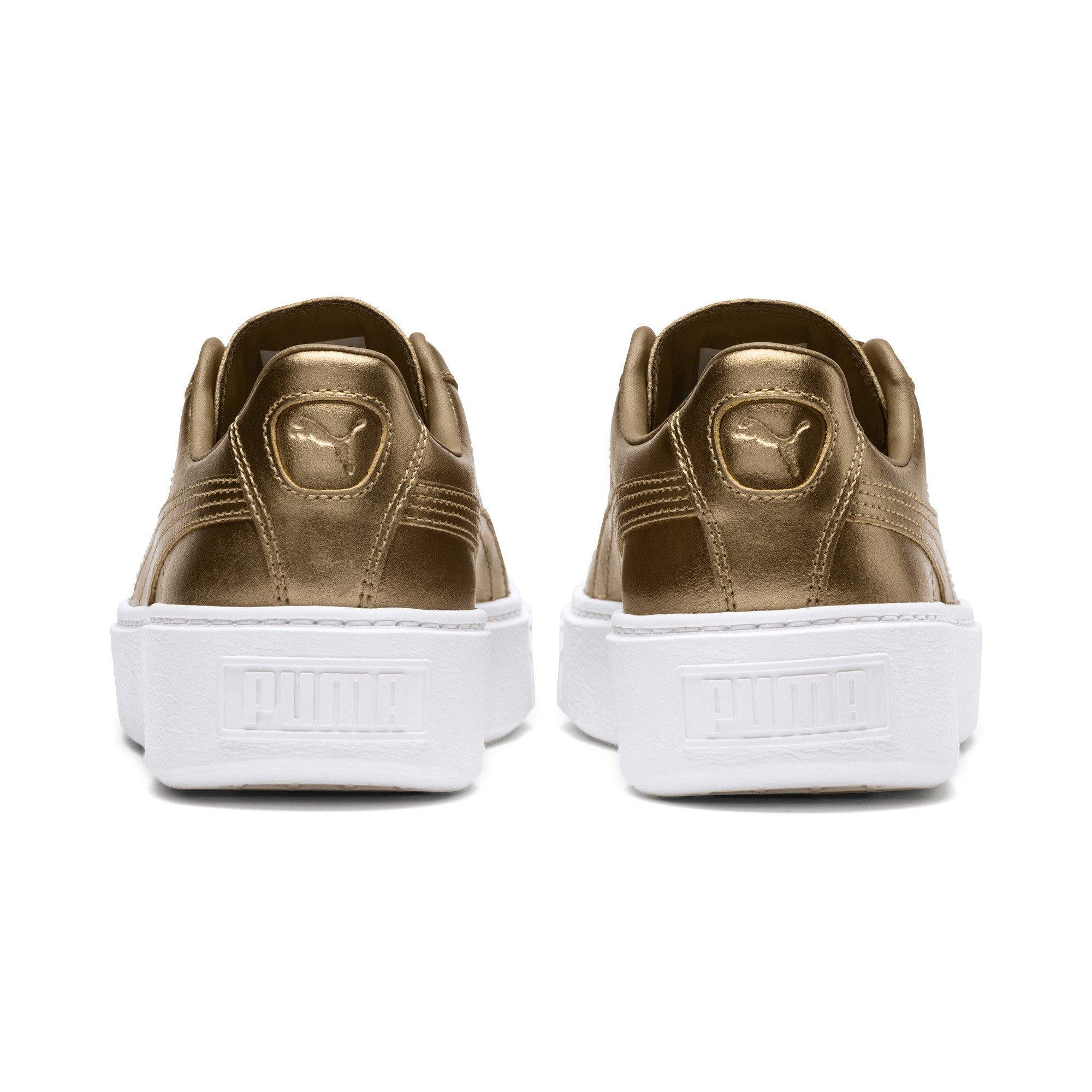 [366687-02] Womens Puma Basket Platform Luxe - sneakAR