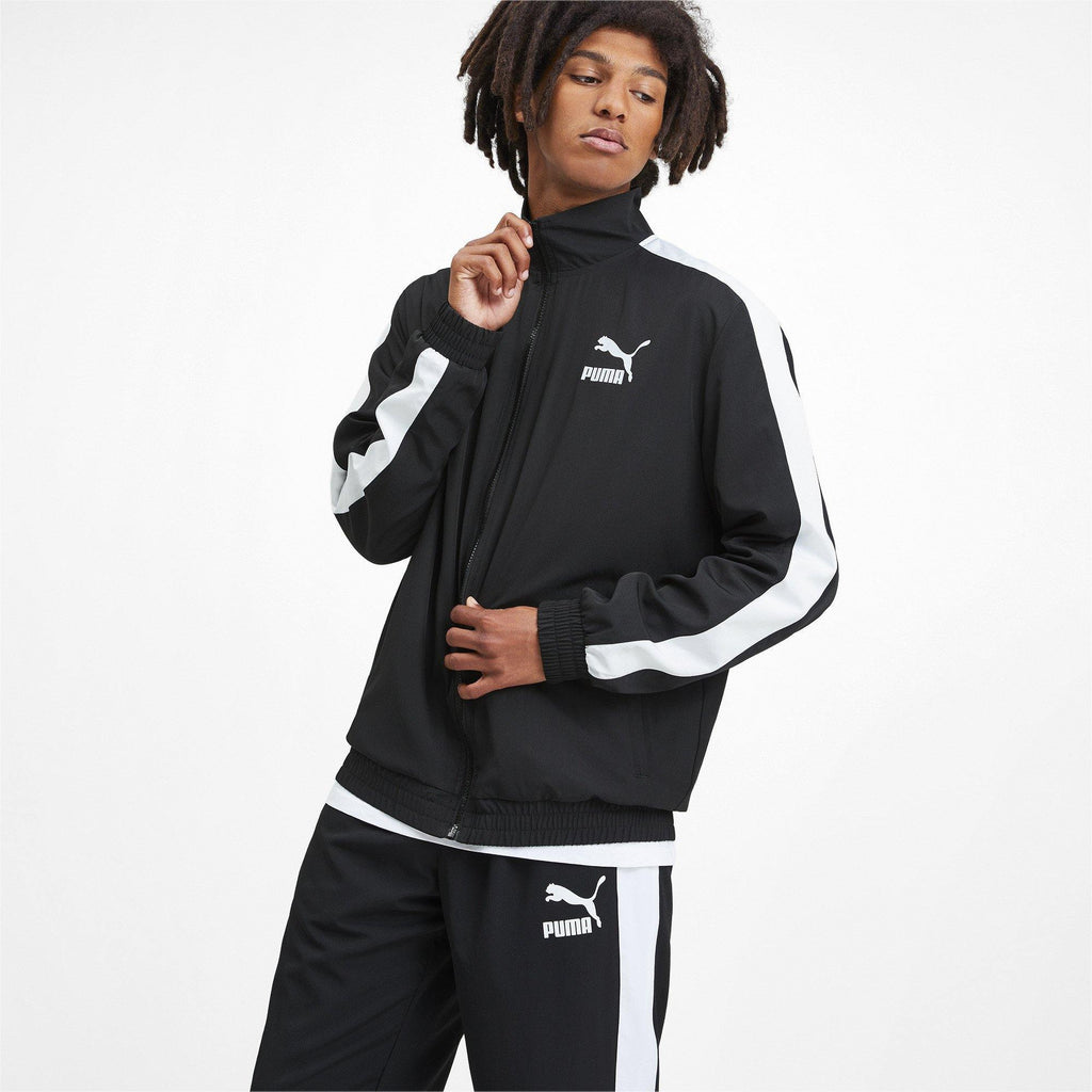 [595293-01] Mens Puma Iconic T7 Track Jacket Woven - sneakAR