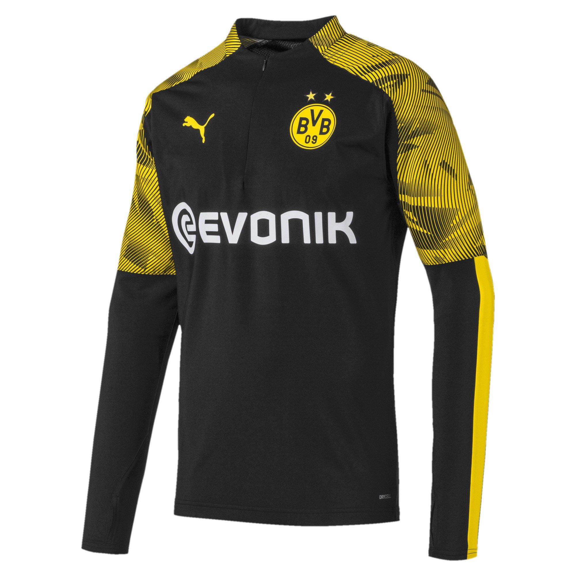 [755764-02] Mens Puma BVB 1/4 Zip Training Top With Evonik Logo - sneakAR