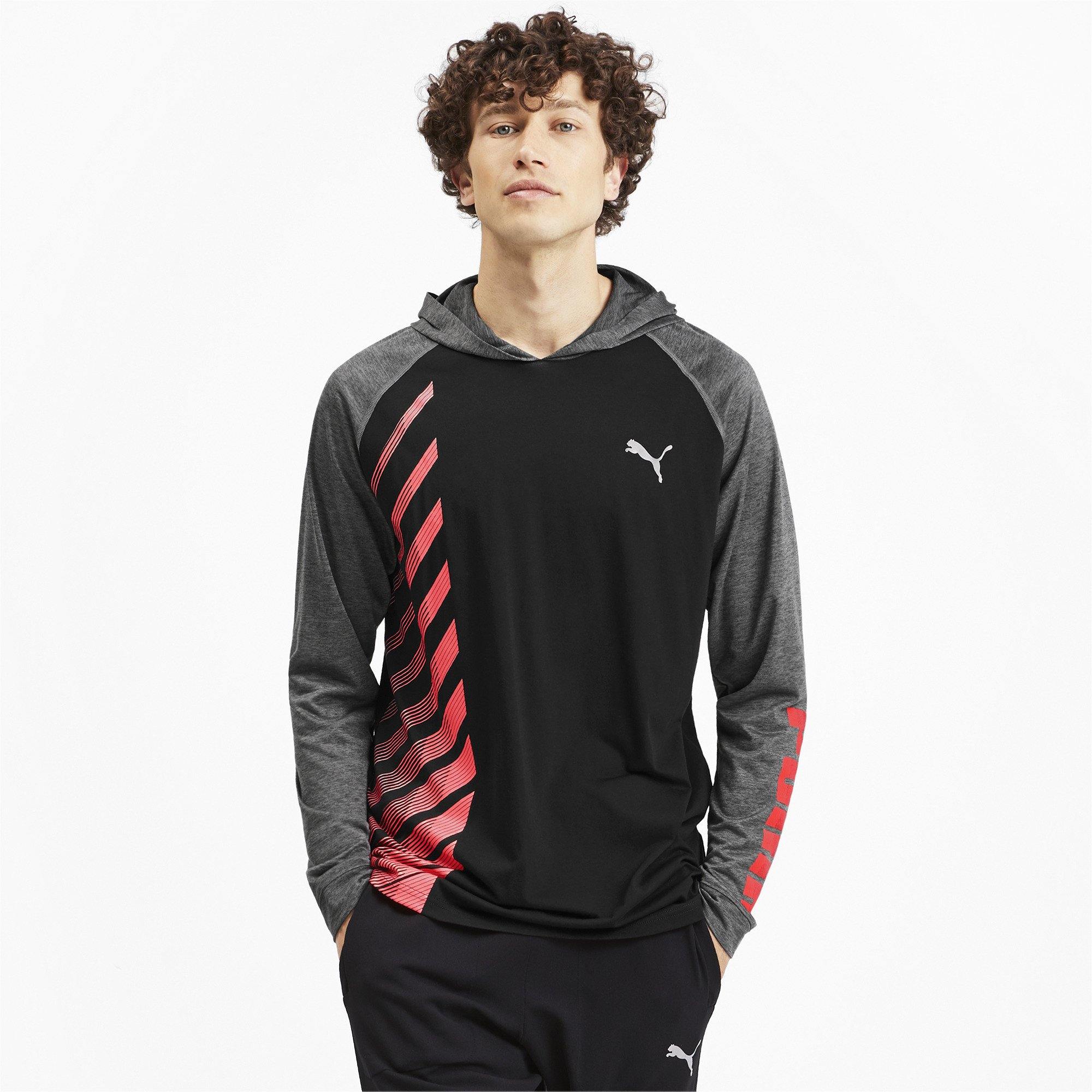 [518354-03] Mens Puma Collective Long Sleeve Hooded Tee - sneakAR