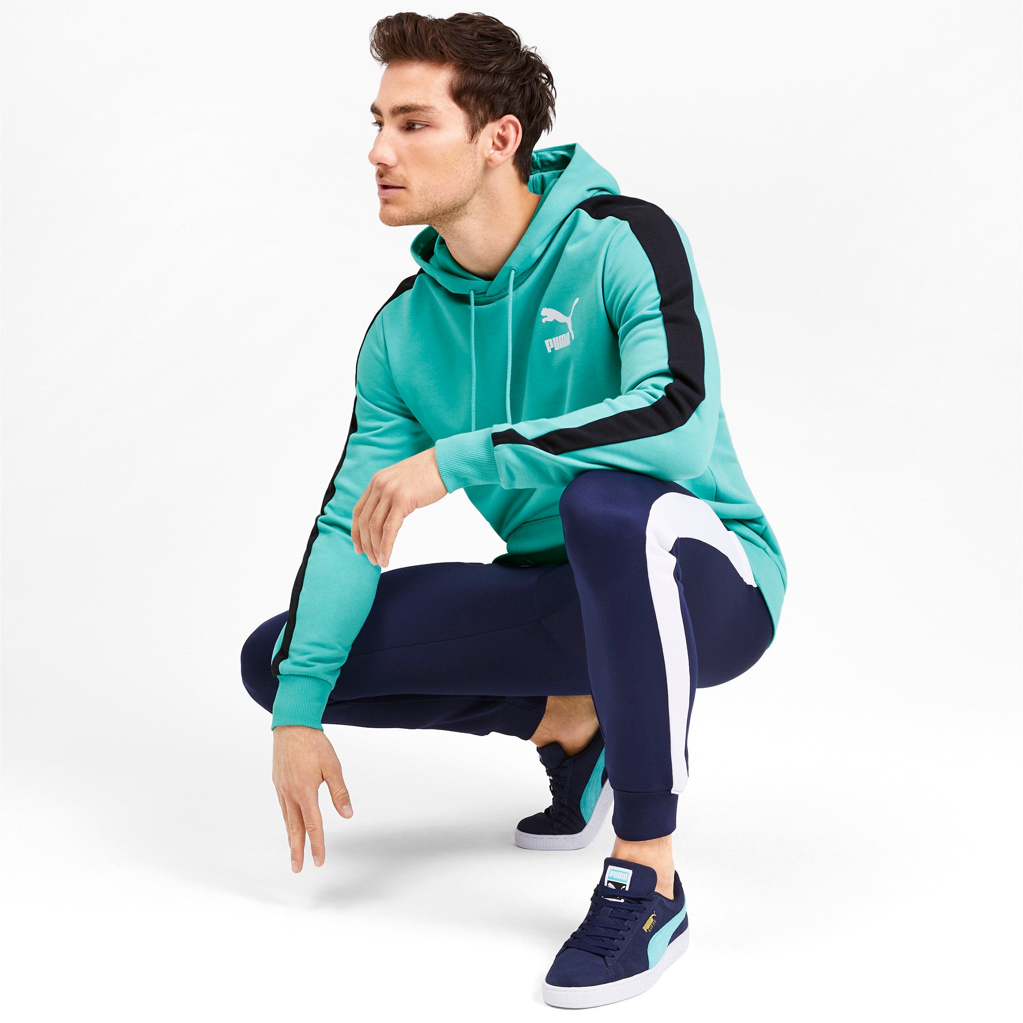[595297-35] Mens Puma ICONIC T7 HOODY TR