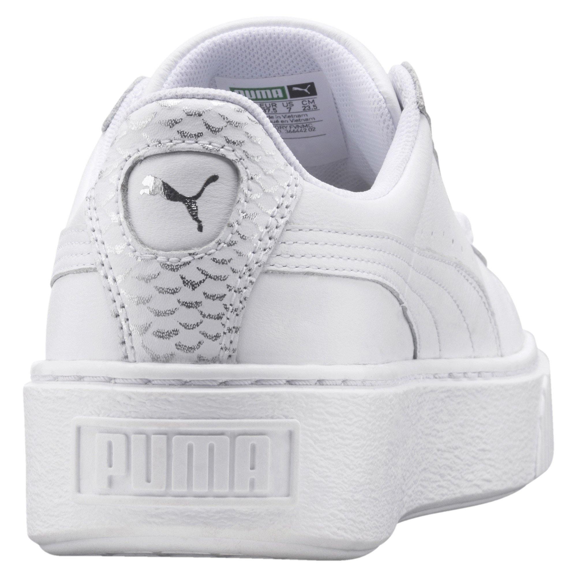 [366442-02] Womens Puma Basket Platform Ocean - sneakAR