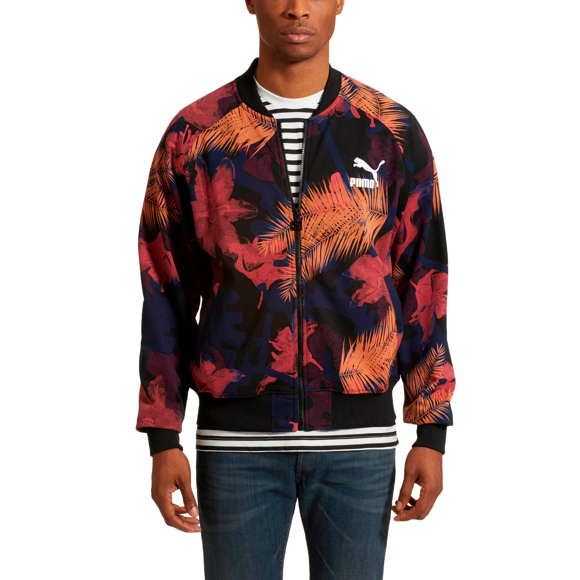 [575136-01] Mens Puma Summer Tropical Varsity AOP