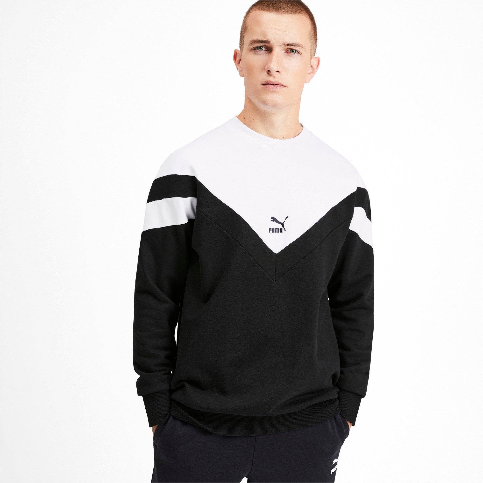 [595304-01] Mens Puma ICONIC MCS CREW TR