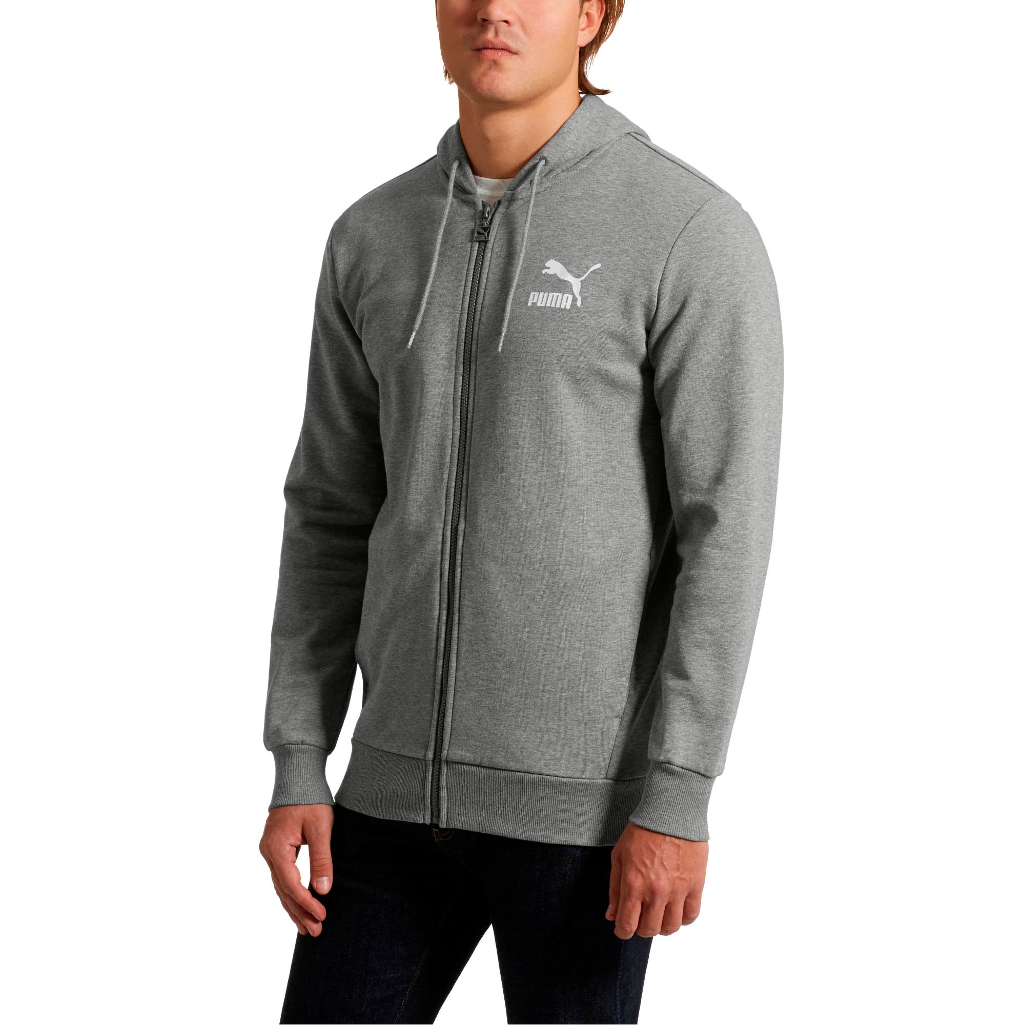 [578070-03] Mens Puma Classics Logo Fullzip Hoody