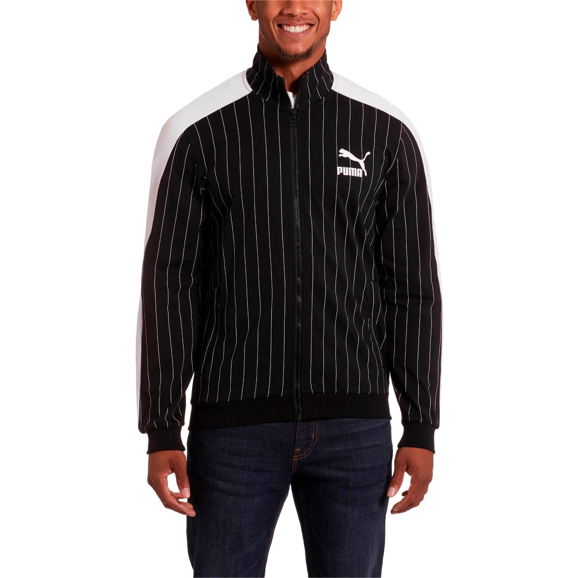 [579873-01] Mens Puma PINSTRIPE T7 TRACK JACKET